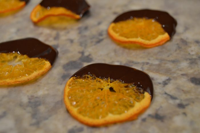 Chocolate Dipped Orange Slices